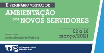 II Seminário Virtual de Ambientação